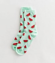 New Look Mint Green Watermelon Socks
